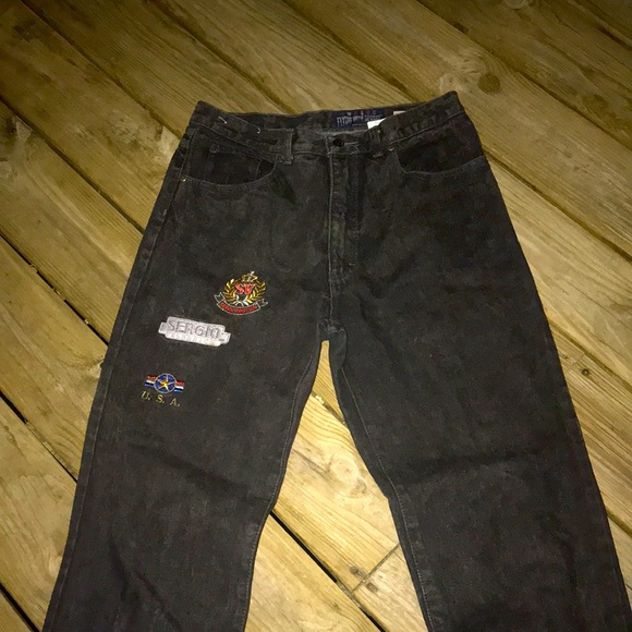 VNTG RARE HTF SERGIO VALENTE Mens Jeans 34x34 - Picture 7 of 16